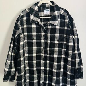 Old Navy Plaid Soft-Brushed Utility Shacket